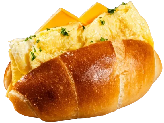 Omelette & Cheese Sea Salted Butter Bread